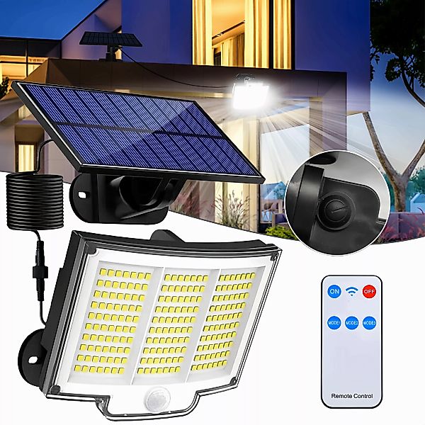 BlingBin LED Außen-Wandleuchte Solarleuchten 210 LEDs günstig online kaufen