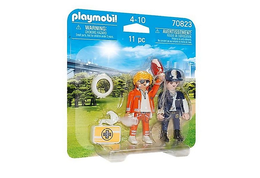Playmobil® 70823 DuoPack Notarzt und Polizistin Konstruktions-Spielset günstig online kaufen