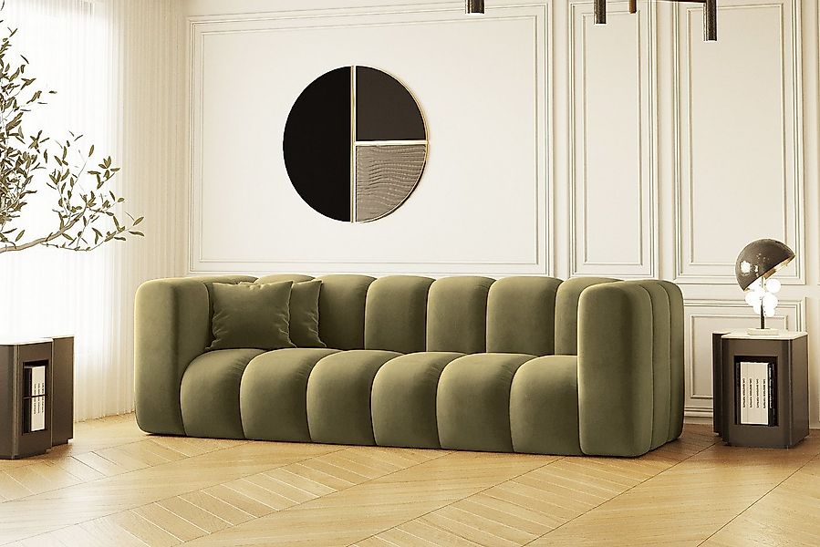 Kaiser Möbel Sofa Couch, Dreisitzer Grand Modular Stoff Salvador und Haga, günstig online kaufen