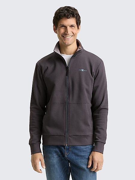 TOM TAILOR Sweatshirt Strick & Sweatshirts Sweatjacke mit Stehkragen günstig online kaufen