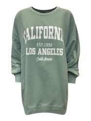 Worldclassca Longsweatshirt Worldclassca Oversized Sweatshirt CALIFORNIA günstig online kaufen