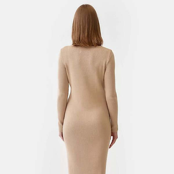 Gestricktes Langärmliges "Round-neck" Kleid günstig online kaufen
