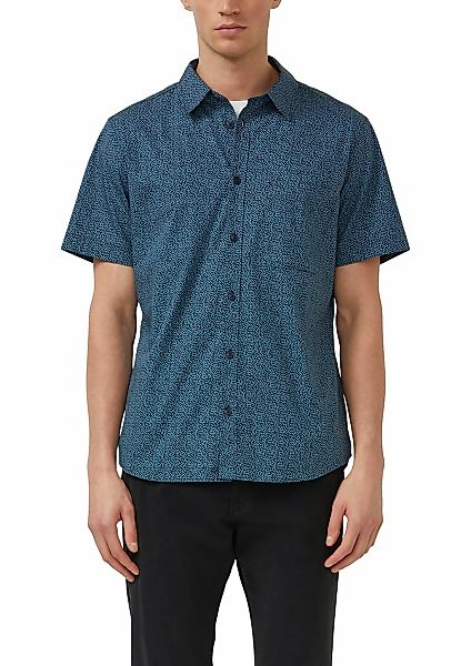 s.Oliver Kurzarmhemd mit Minimal-Muster günstig online kaufen