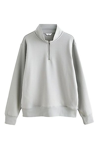 Next Sweater Jersey-Sweatshirt mit kurzem Reißverschlusskragen günstig online kaufen
