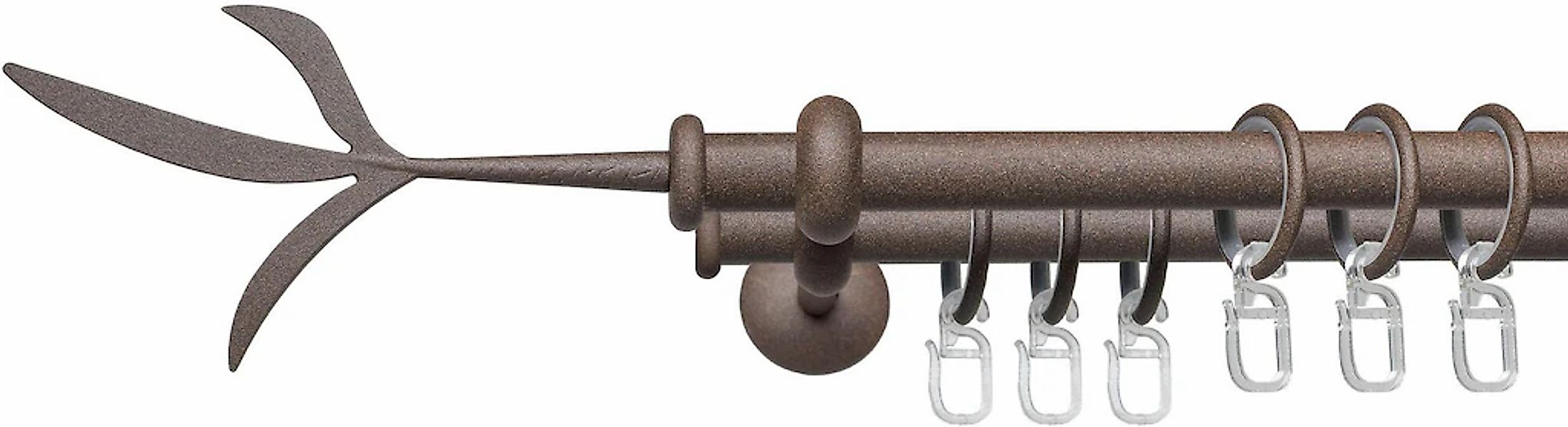 Liedeco Gardinenstange "Esp Zweig" Ø 16 mm 2 läufig-läufig Fixmaß 2-läufig günstig online kaufen