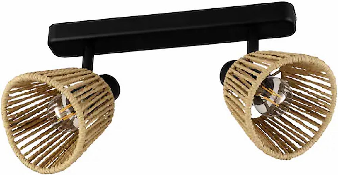 EGLO Deckenleuchte »KEELBY Spotlampe - Stahl - E14 - 2X40W - IP20« E14 1 St günstig online kaufen