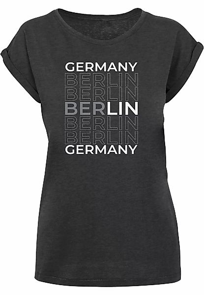 Merchcode T-Shirt "Merchcode Damen Ladies Berlin X Extended Shoulder Tee", günstig online kaufen