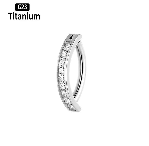 Karisma Schmuck Bauchnabelpiercing Top Down Titan G23 Bananabell Weiss Zirk günstig online kaufen