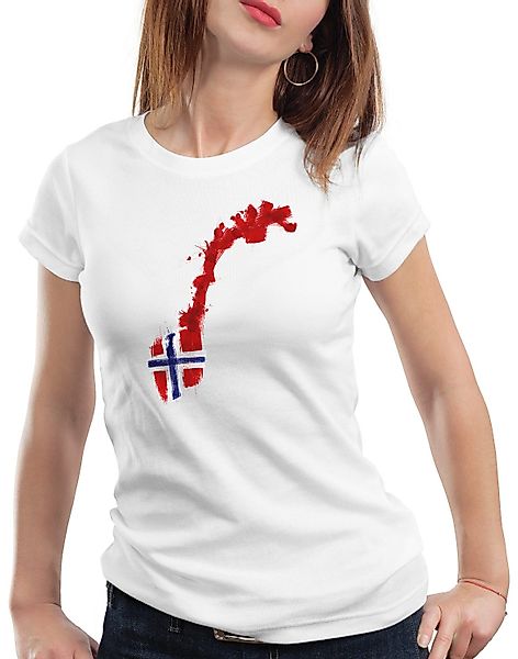 style3 T-Shirt Flagge Norwegen Fußball Sport günstig online kaufen