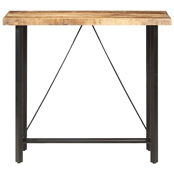 vidaXL Bartisch 120x58x107 cm Raues Mangoholz günstig online kaufen
