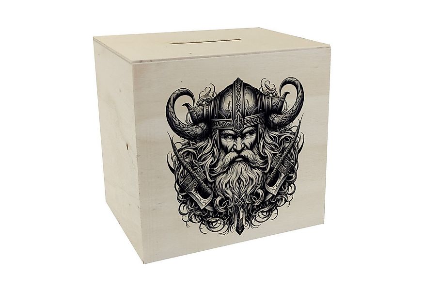 speecheese Spardose Wikingergott Odin Spardose aus Holz günstig online kaufen