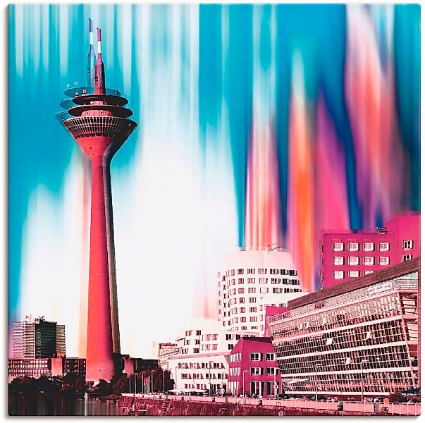 Artland Leinwandbild "Düsseldorf Skyline Collage I", Deutschland, (1 St.), günstig online kaufen