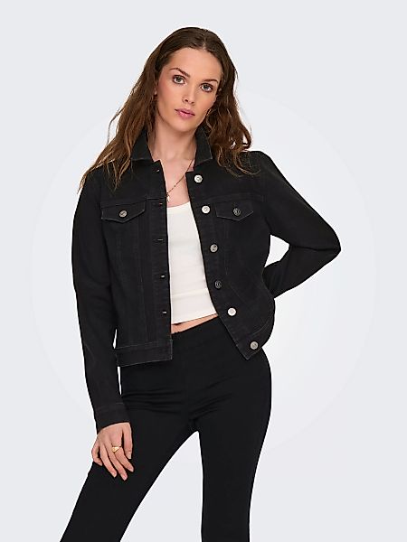 ONLY Jeansjacke "ONLWONDER – Jeansjacke in kurzer Form mit Stretch", figurb günstig online kaufen
