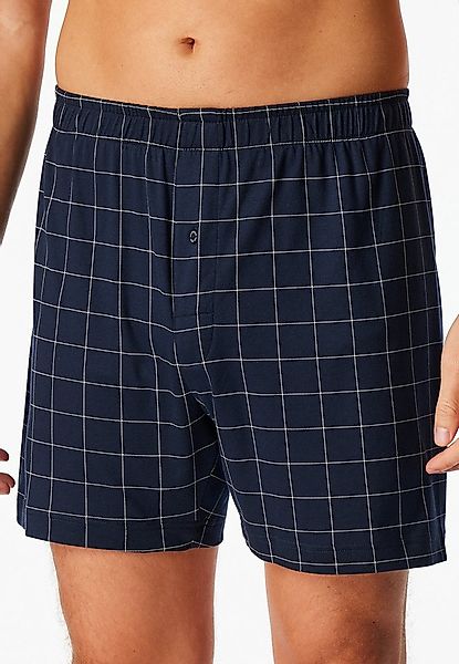 Schiesser Boxershorts Fine Interlock elastischer Bund, kariert, Baumwolle, günstig online kaufen