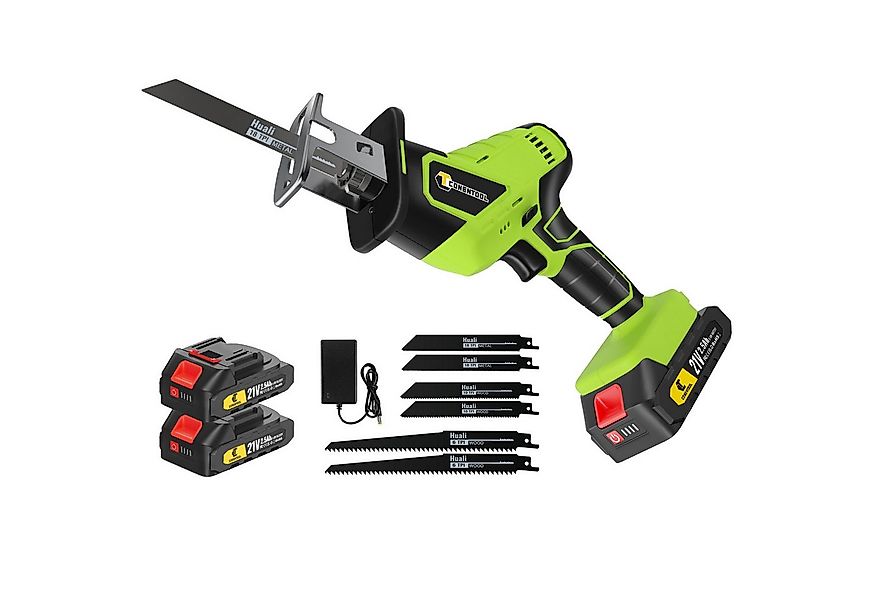 CONENTOOL Akku-Säbelsäge 21V, Variabler Drehzahl von 0-3000 RPM, inkl. Holz günstig online kaufen