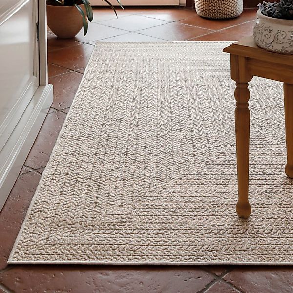 Wecon home Teppich "Layo" rechteckig 6 mm Höhe Flachgewebe, wetterfest, geo günstig online kaufen