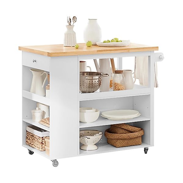 SoBuy Küchenwagen FKW97, Kücheninsel Küchenschrank Sideboard günstig online kaufen