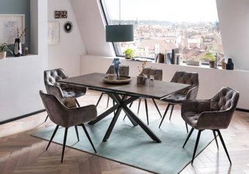 HELA Essgruppe HAVEL, (7-tlg), Tisch 140-180x90 günstig online kaufen
