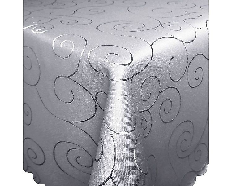 Bronze Tischdecke Ornamente ECKIG Tischdecke Seidenglanz Damast uni, bügelf günstig online kaufen