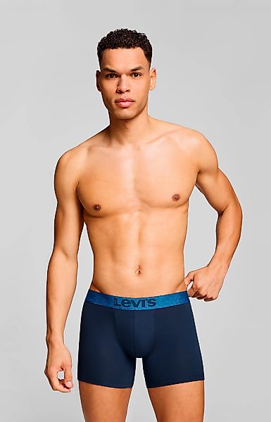 Levis Boxershorts "LEVIS MEN MEL WB BOXER BRIEF ORG CO 2P" 2er Pack, mit br günstig online kaufen