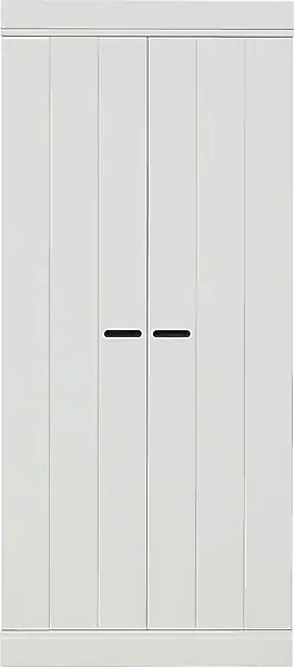 WOOOD Garderobenschrank "Connect", mit zwei Türen, aus Kiefer, Breite 77 cm günstig online kaufen