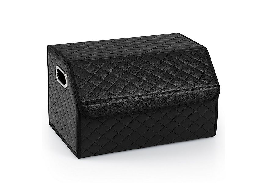 COSTWAY Aufbewahrungsbox, 35L Kofferraumtasche faltbar mit Deckel & Trennwa günstig online kaufen