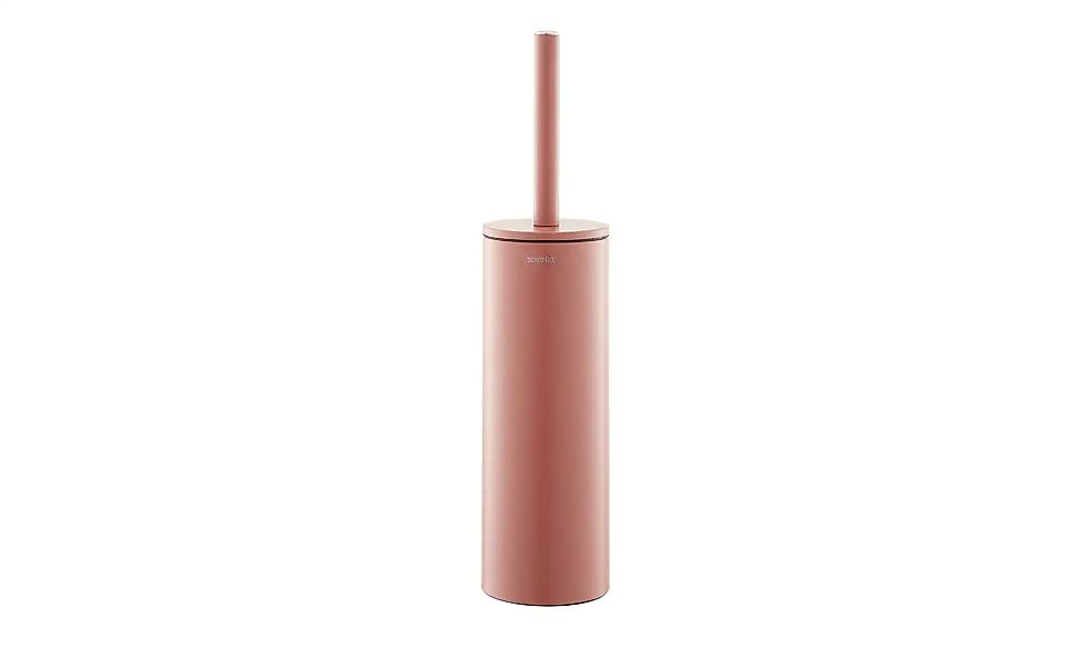 Spirella WC-Bürstenhalter  Akira ¦ rot ¦ Edelstahl ¦ Maße (cm): H: 40  Ø: 9 günstig online kaufen