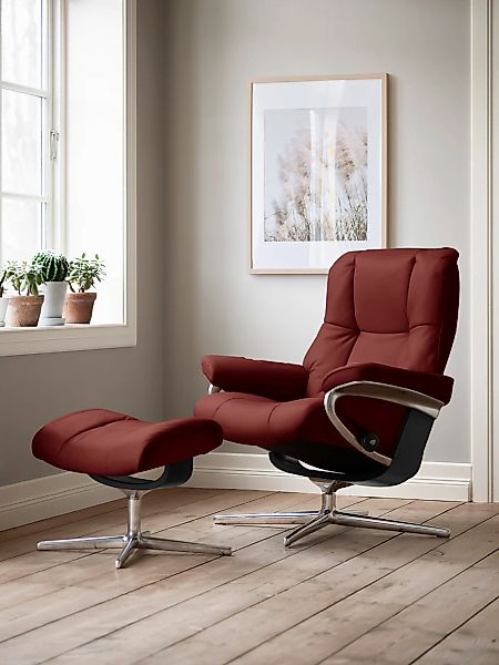 Stressless "Mayfair" mit Cross Base, Größe S, M & L, Holzakzent Schwarz günstig online kaufen