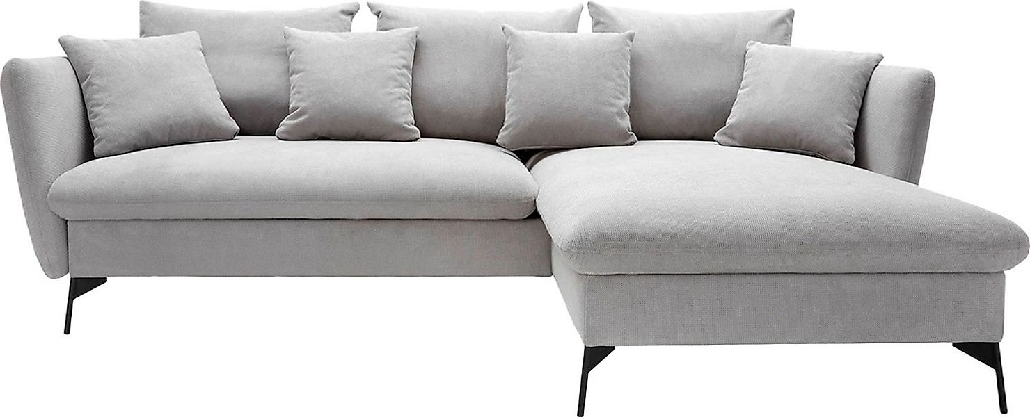 OTTO home Ecksofa "LIVORNO,258 cm, L-Form," Schlaffunktion u. Bettkasten (1 günstig online kaufen