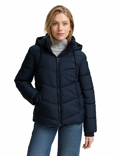 TOM TAILOR Steppjacke, mit Kapuze, mit Kapuze günstig online kaufen