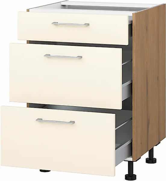 KOCHSTATION Auszugsunterschrank "KS-Trea U2AS60", mit drei Auszügen, Breite günstig online kaufen