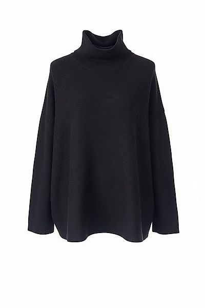 Zuckerwatte Stehkragenpullover leichte A-Linie aus Viskose Superstretch günstig online kaufen