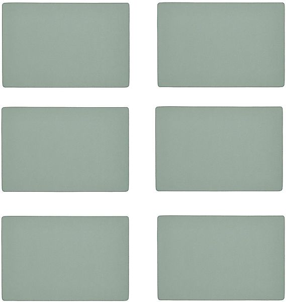 Zeller Present Platzset, (Set, 6-St), Kunstleder, günstig online kaufen