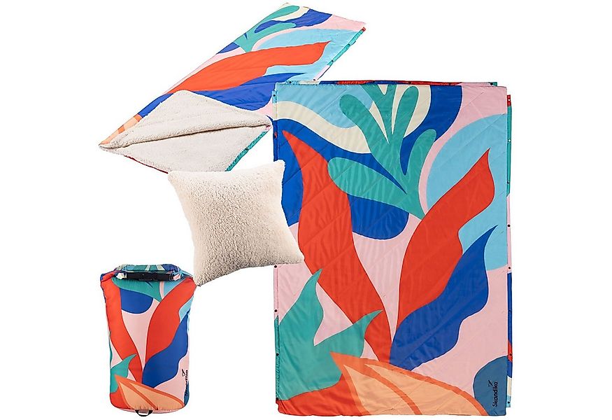 Skandika Deckenschlafsack Campingdecke Liva, 4-in-1, Outdoor Decke, 200x135 günstig online kaufen