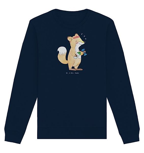 Mr. & Mrs. Panda Longpullover Fuchs Fitness Größe S - French Navy - Geschen günstig online kaufen