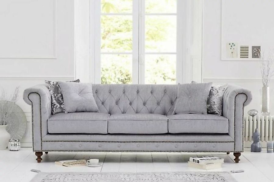 JVmoebel Sofa Chesterfield Sofa Couch Polstermöbel Dreisitzer luxus Design, günstig online kaufen