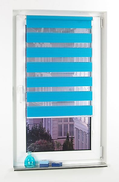 Liedeco Doppelrollo "Klemmfix DUO-Rollo YOUNG COLOURS" Lichtschutz ohne Boh günstig online kaufen