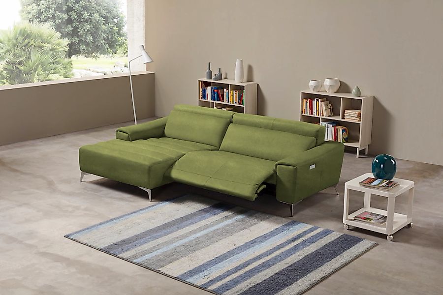 Egoitaliano Ecksofa »Suzette, Designsofa mit hohem Sitzkomfort«, mit Recami günstig online kaufen