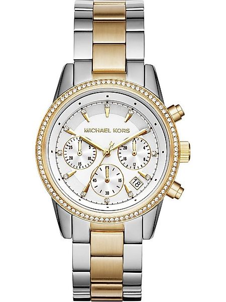 MICHAEL KORS Chronograph Michael Kors Damen-Uhren Analog Quarz günstig online kaufen