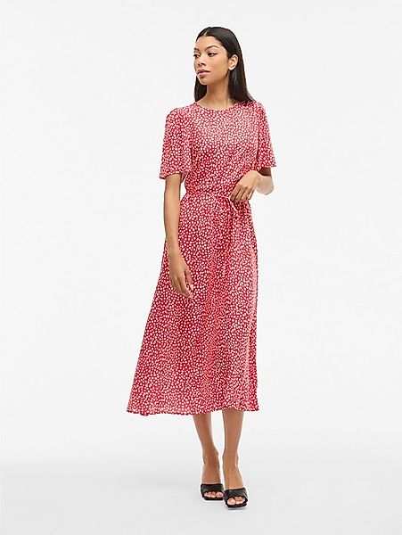 Vila Druckkleid VIGRACE O-NECK S/S MIDI DRESS - NOOS Sommerkleid günstig online kaufen