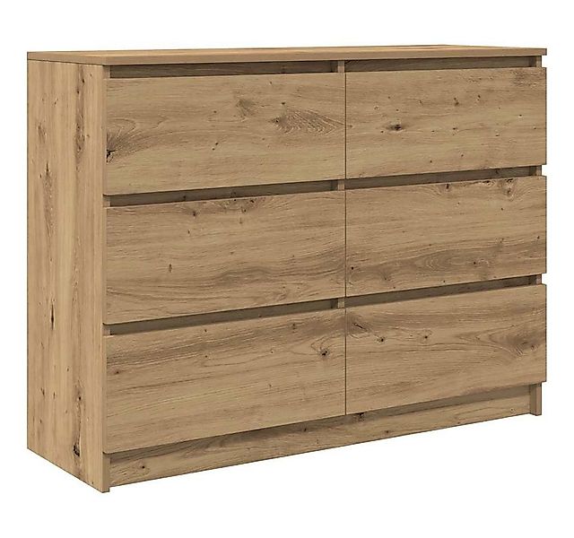 vidaXL Sideboard Sideboard Artisan-Eiche 100x35x76 cm Holzwerkstoff (1 St) günstig online kaufen