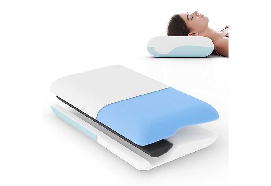 ROYGBIV Nackenstützkissen orthopädisches kissen, kopfkissen nackenschmerzen günstig online kaufen