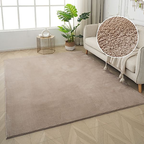 my home Teppich Cali, weich, modern, günstig online kaufen