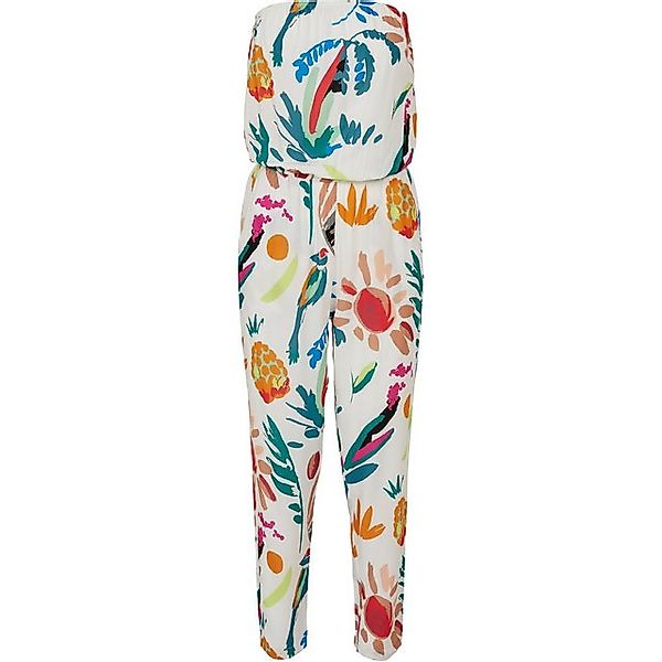 URBAN CLASSICS Jumpsuit Urban Classics Damen Ladies Viscose Bandeau Jumpsui günstig online kaufen
