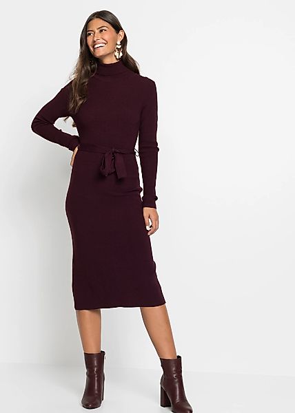 bonprix Strickkleid für festliche Anlässe, aus Viskose, Polyamid und Polyes günstig online kaufen