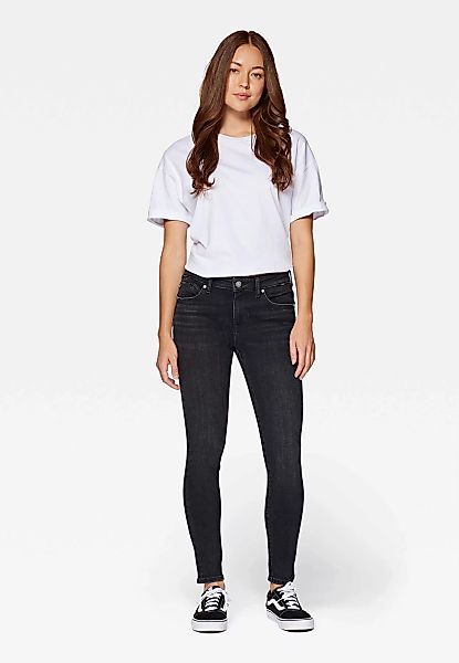 Mavi Damen Jeans ADRIANA - Super Skinny Fit - Schwarz -Smoke Brushed Glam günstig online kaufen