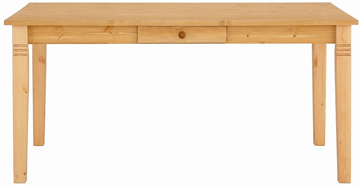 Home affaire Esstisch "Danuta" wahlweise mit Schublade, aus massiver Kiefer günstig online kaufen