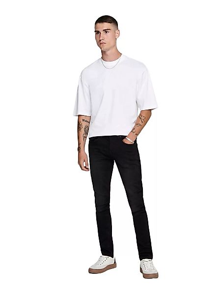 Only & Sons Herren Jeans ONSLOOM JOG 7451 - Slim Fit - Schwarz - Black günstig online kaufen
