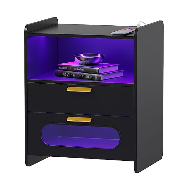 LVifur Nachttisch Smart Nachtschrank mit Bewegungssensor/RGB günstig online kaufen