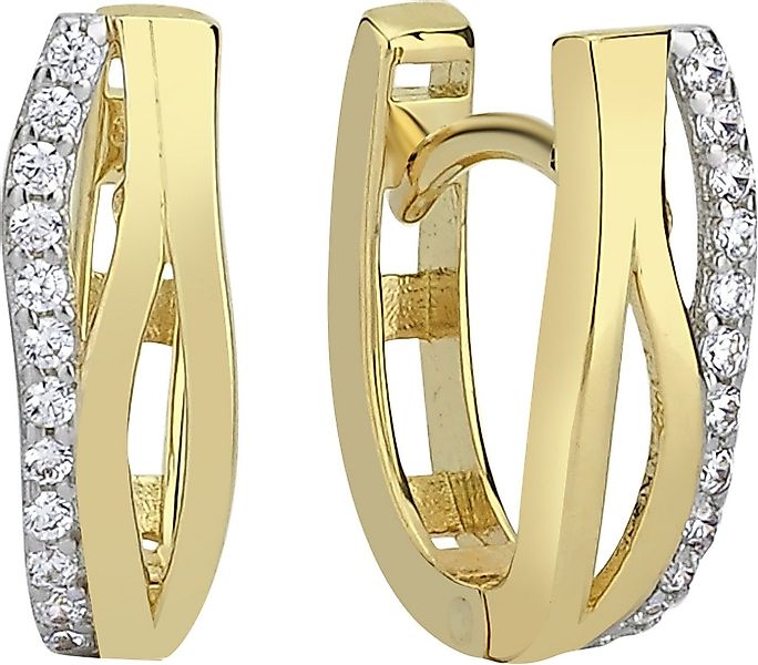 Balia Paar Creolen Balia Creolen für Damen 8K Gold (Creolen), Damen Creolen günstig online kaufen